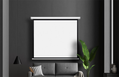 magnetoplan elektrische Leinwand, (B)2.400 x (H)2.400 mm
