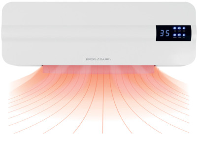 PROFI CARE Chauffage mural en céramique PC-HL 3116, blanc