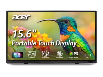 Acer : PM161QTBMIUUUX 15.6IN 1920X1080 16:9 6MS 800:1 HDMI/TYPE-C