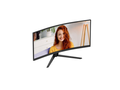 AOC : 34IN CV VA QHD 300CD/ HDMI/DP