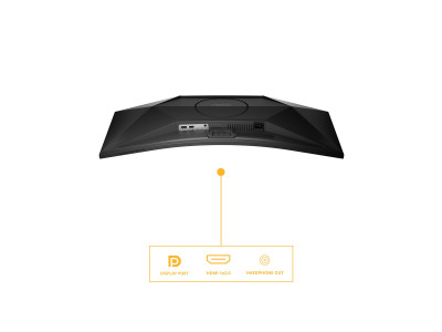 AOC : 34IN CV VA QHD 300CD/ HDMI/DP