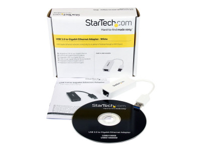 Startech : USB 3.0 TO GIGABIT ETHERNET ADAPTER-10/100/100 NETWORKADAPTE