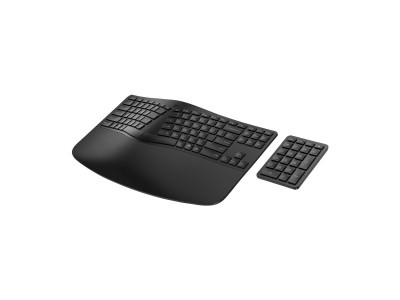 HP : 960 BLK ERGONOMIC WL KBD EMEA-I NTL ENGLISH LOC-EURO PLUG