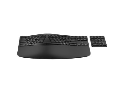 HP : 960 BLK ERGONOMIC WL KBD EMEA-I NTL ENGLISH LOC-EURO PLUG