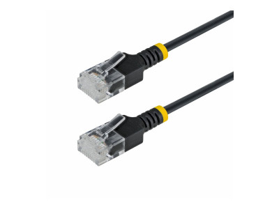 Startech : ULTRA SLIM CAT6A cable BLACK SLIM SNAGLESS RJ45 UTP PATCH CAB