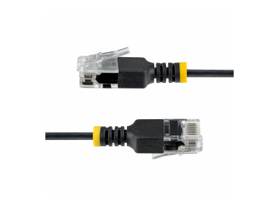 Startech : ULTRA SLIM CAT6A cable BLACK SLIM SNAGLESS RJ45 UTP PATCH CAB