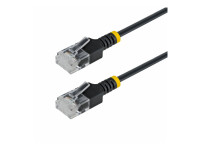 Startech : ULTRA SLIM CAT6A cable BLACK SLIM SNAGLESS RJ45 UTP PATCH CAB