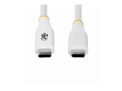 Startech : USB-C cable USB-IF CERTIFIED 240W PD/SILICONE JACKET/RUGGED