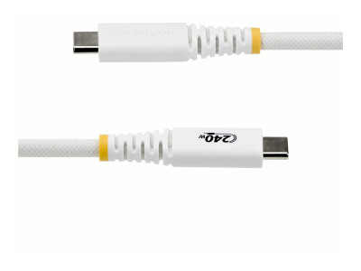 Startech : USB-C cable USB-IF CERTIFIED 240W PD/SILICONE JACKET/RUGGED