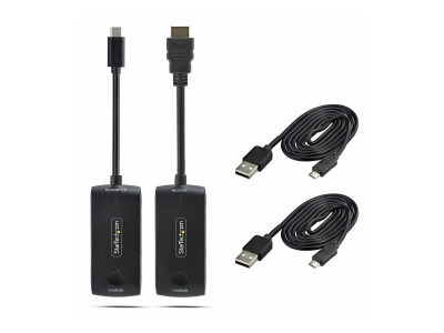 Startech : WIRELESS USB-C HDMI EXTENDER - 20M USB POWERED PLUG et PLAY