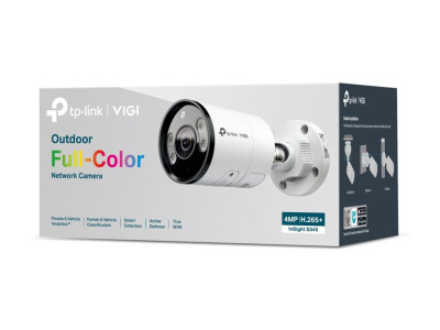 TP-Link : VIGI 4MP OUTDOOR BULLET CAMERA FULL-COLOR 2.8MM