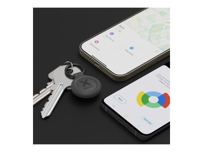 Xtorm : TRAVELTAG - CHARCOAL BLACK (IOS ANDROID) (propri)