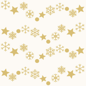 PAPSTAR Serviette à motif de Noël 