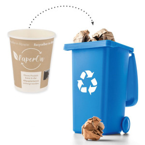 NATURE Star Hartpapier-Kaffeebecher 