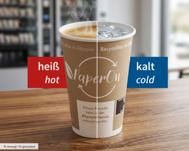 NATURE Star Hartpapier-Kaffeebecher 