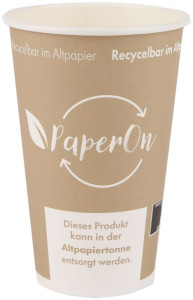 NATURE Star Hartpapier-Kaffeebecher 