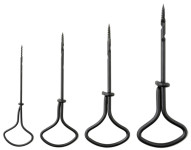 folia Set de vrilles pour châtaignes, inox, 4 pièces, noir folia Set de vrilles pour châtaignes, inox, 4 pièces, noir