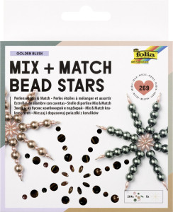 folia Kit d'étoiles en perles JOLLY WINTER, 269 pièces
