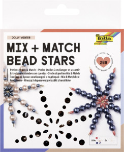 folia Kit d'étoiles en perles JOLLY WINTER, 269 pièces