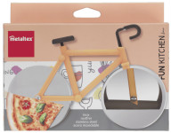 metaltex Fun Kitchen Pizzaschneider Pizza-Fahrrad, gelb metaltex Fun Kitchen Pizzaschneider Pizza-Fahrrad, gelb