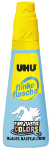 UHU Colle flinke flasche FUN'TASTIC COLORS, 104 g