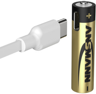 ANSMANN Premium Li-Ion Akku Micro AAA mit USB-C Kupplung