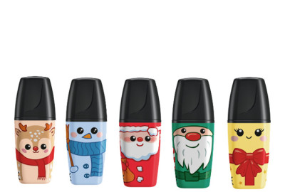 STABILO Surligneur BOSS MINI Frosty Friends, étui de 5