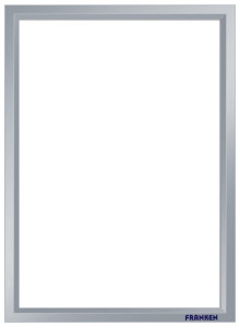 franc Cadre porte-affiche ECO, A4, argent
