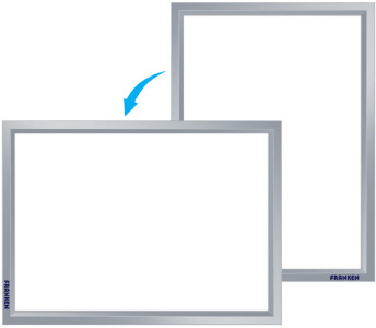 franc Cadre porte-affiche ECO, A3, argent