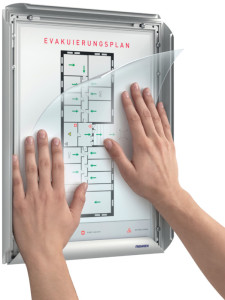 FRANKEN Cadre porte-affiche X-tra!Line, A4, argent