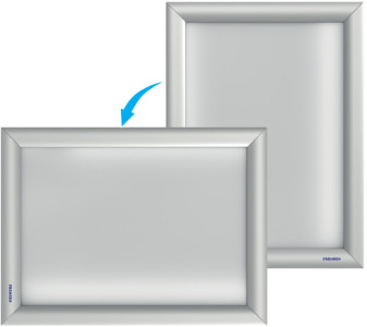 FRANKEN Cadre porte-affiche X-tra!Line, A4, argent