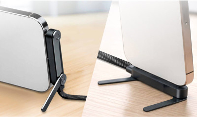 LogiLink USB 2.0 Daten- & Ladekabel mit Standfuß, schwarz