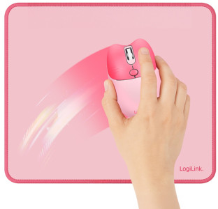 LogiLink Maus Pad, spritzwasserfest, (B)250 x (T)220 mm,blau