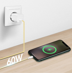 LogiLink USB 2.0 Kabel, USB-A - USB-C Stecker, 0,15 m, weiß