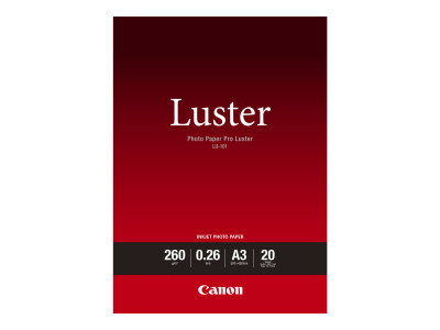 Canon : LU-101 A3 20 SHEETS LUSTER papier