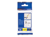 Brother TZEFX-221 ruban laminé P-Touch 9mm 8M Noir sur Blanc