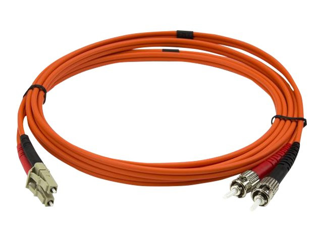 Startech : 2M MULTIMODE DUPLEX LC/ST FIBER OPTIC PATCH cable - 50/125