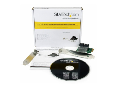 Startech : CARTE CONTROLEUR PCI EXPRESS RAID SATA 6 GB/S 4 PORTS