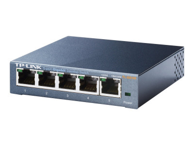 TP-Link : 5-PORT METAL GIGABIT SWITCH 5 10/100/1000M RJ45 PORTS