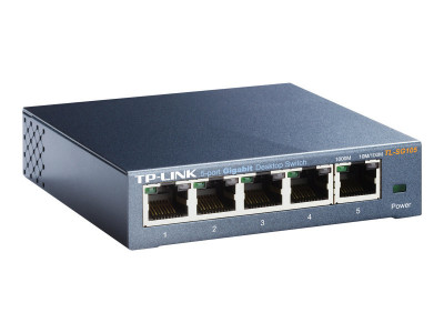 TP-Link : 5-PORT METAL GIGABIT SWITCH 5 10/100/1000M RJ45 PORTS