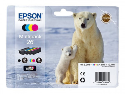 Epson : MULTIpack 4-COULEURS 26 CLARIA PREMIUM INK