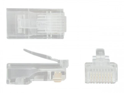 Startech : CAT5E RJ45 STRANDED MODULAR PLUG CONNECTOR 50 PKG-RJ45 ENDS