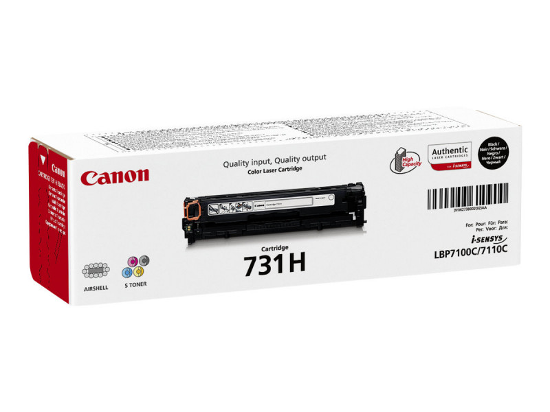 Canon : 731H BK CLBP cartouche