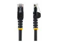 Startech : 0.5M Noir SNAGLESS CAT6 UTP PATCH cable - ETL VERIFIED