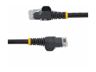 Startech : 0.5M Noir SNAGLESS CAT6 UTP PATCH cable - ETL VERIFIED