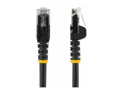 Startech : 0.5M Noir SNAGLESS CAT6 UTP PATCH cable - ETL VERIFIED
