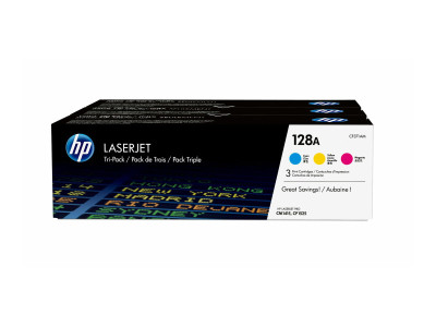 HP : Cartouche Toner LaserJet 128A TRIpack CYM