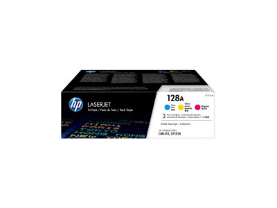 HP : Cartouche Toner LaserJet 128A TRIpack CYM