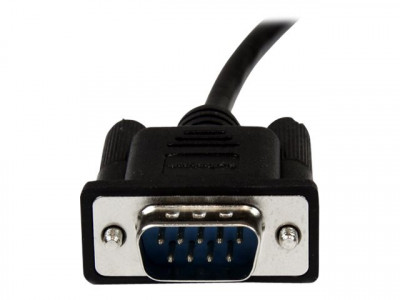 Startech : CABLE NULL MODEM CROISE SERIE RS232 DB9 1 M - NOIR