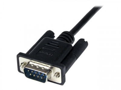 Startech : CABLE NULL MODEM CROISE SERIE RS232 DB9 1 M - NOIR